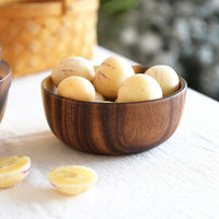 Acacia wooden bowl wooden tableware - Premium  from Yard Agri Supply - Just $19.55! Shop now at Yard Agri Supply