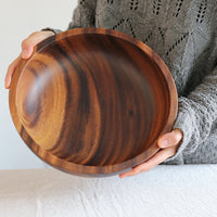 Acacia wooden bowl wooden tableware - Premium  from Yard Agri Supply - Just $19.55! Shop now at Yard Agri Supply