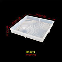 
              DM358 Water Ripple Vase Terrarium Base Mold Epoxy Resin Hydroponic Plants Holder Flowerpot Stand Silicone Moules - Premium  from dser - Just $7.95! Shop now at Yard Agri Supply
            