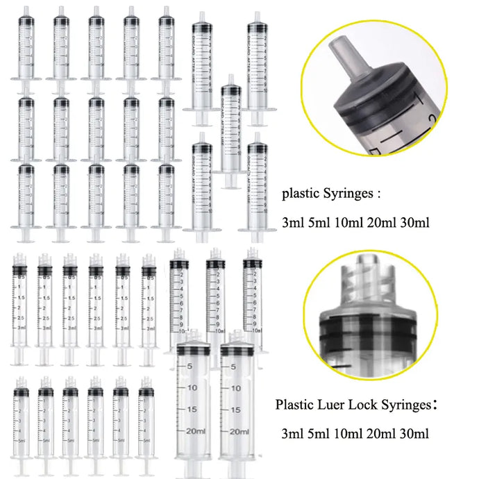 3ml/5ml/10ml/20ml/30ml Plastic Luer Lock Syringes Hydroponic Measure  Disposable Sampler Injector For Feed Small Cat Dog Tree - Premium  from dser - Just $5.95! Shop now at Yard Agri Supply