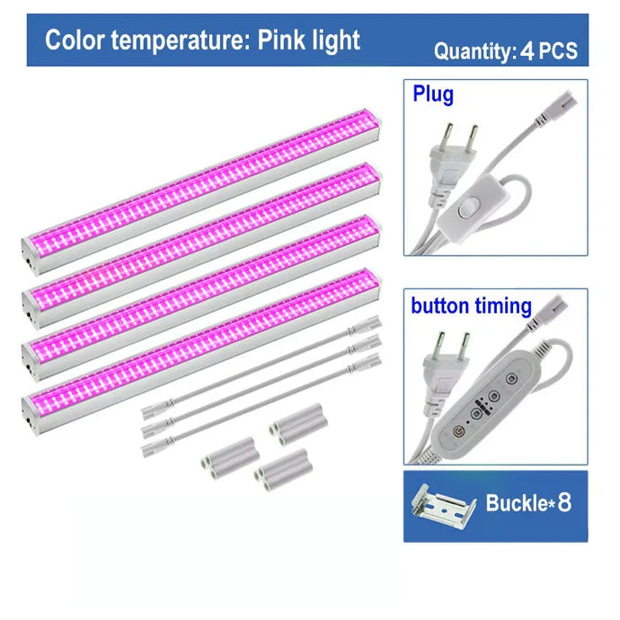 Full Spectrum LED Growth Hydroponic Plant Light NEARCAM T5T8 Daylight Tube - Premium  from dser - Just $56.95! Shop now at Yard Agri Supply