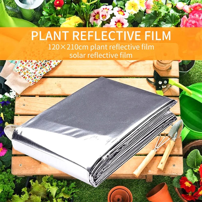 120x210cm Plant Cover Hydroponic Reflective Film Grow Light Accessories Greenhouse Planting Reflectance Covering Foil Sheet - Premium  from dser - Just $5.95! Shop now at Yard Agri Supply